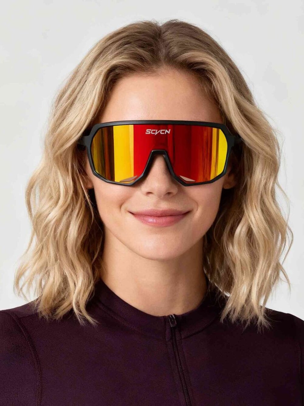 SCVCN cycling glasses, sports sunglasses, outdoor men's and women's running